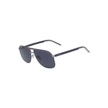 Lacoste Metal Stripes & Piping Navigator Sunglasses - Brýle Pánské Stříbrné | CZ-24EiC1